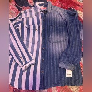 Free people Dr. Collectors Hollywood denim shirt